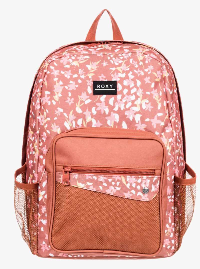 Roxy Best Time 23 L Medium Backpack Baked Clay Dancing Days | NQJGM-4258