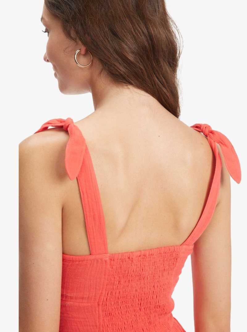 Roxy Beyond Me Strappy Top Hibiscus | HAGRD-2964