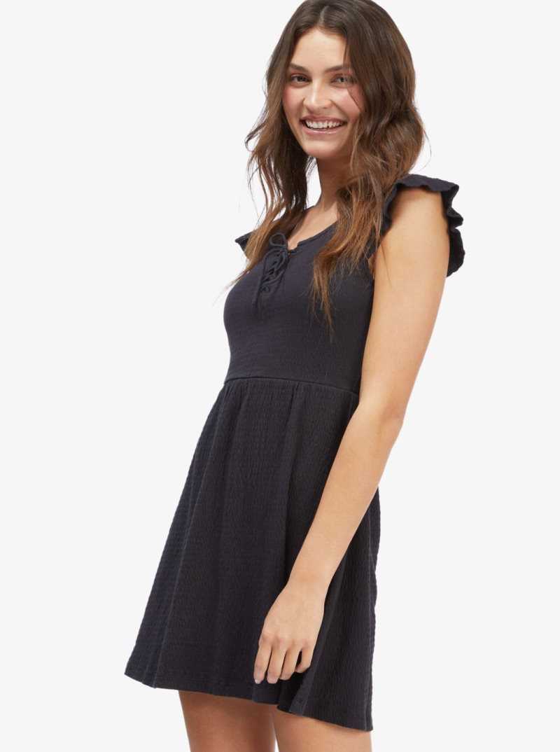 Roxy Born In Paradise Dress Anthracite | XEPLN-5427