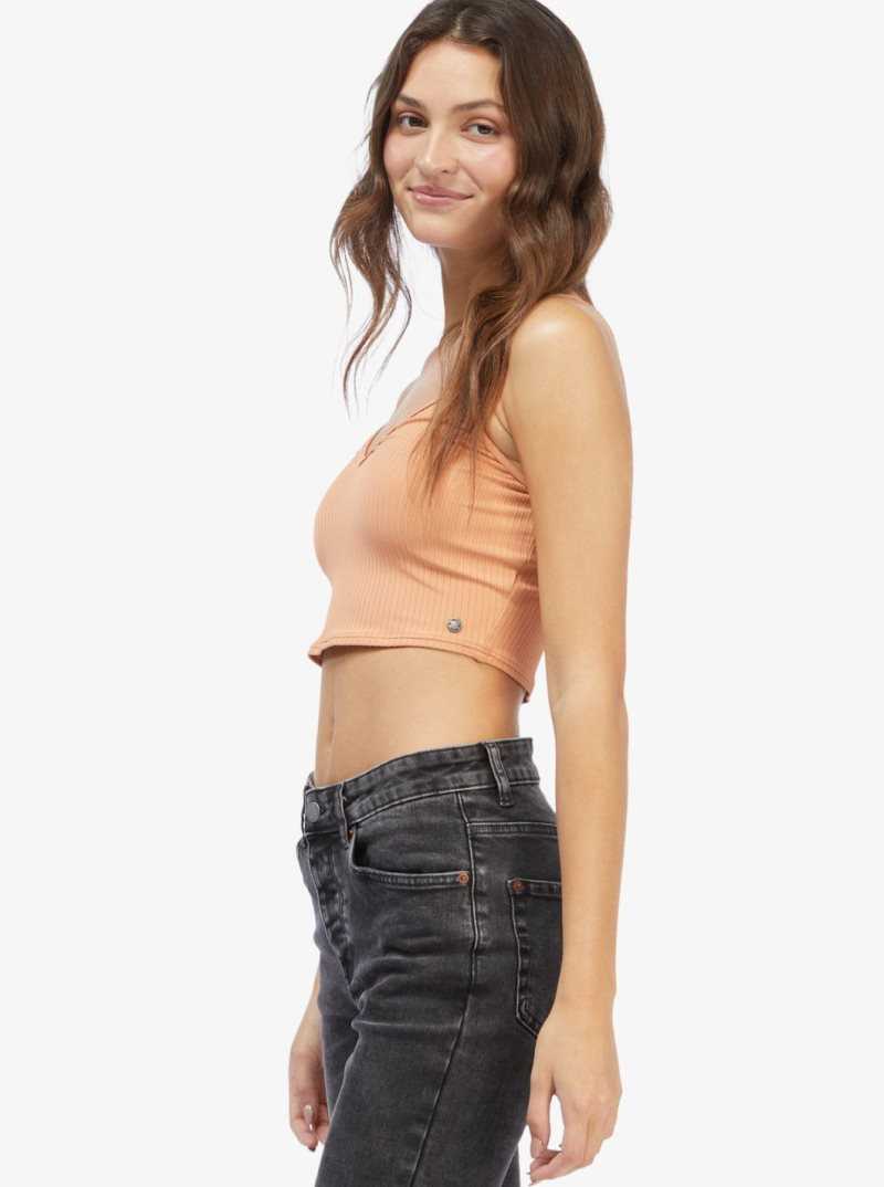 Roxy Brami Strappy Top Toasted Nut | BYUIA-6059