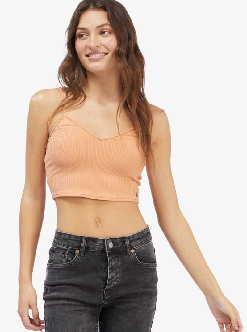 Roxy Brami Strappy Top Toasted Nut | BYUIA-6059