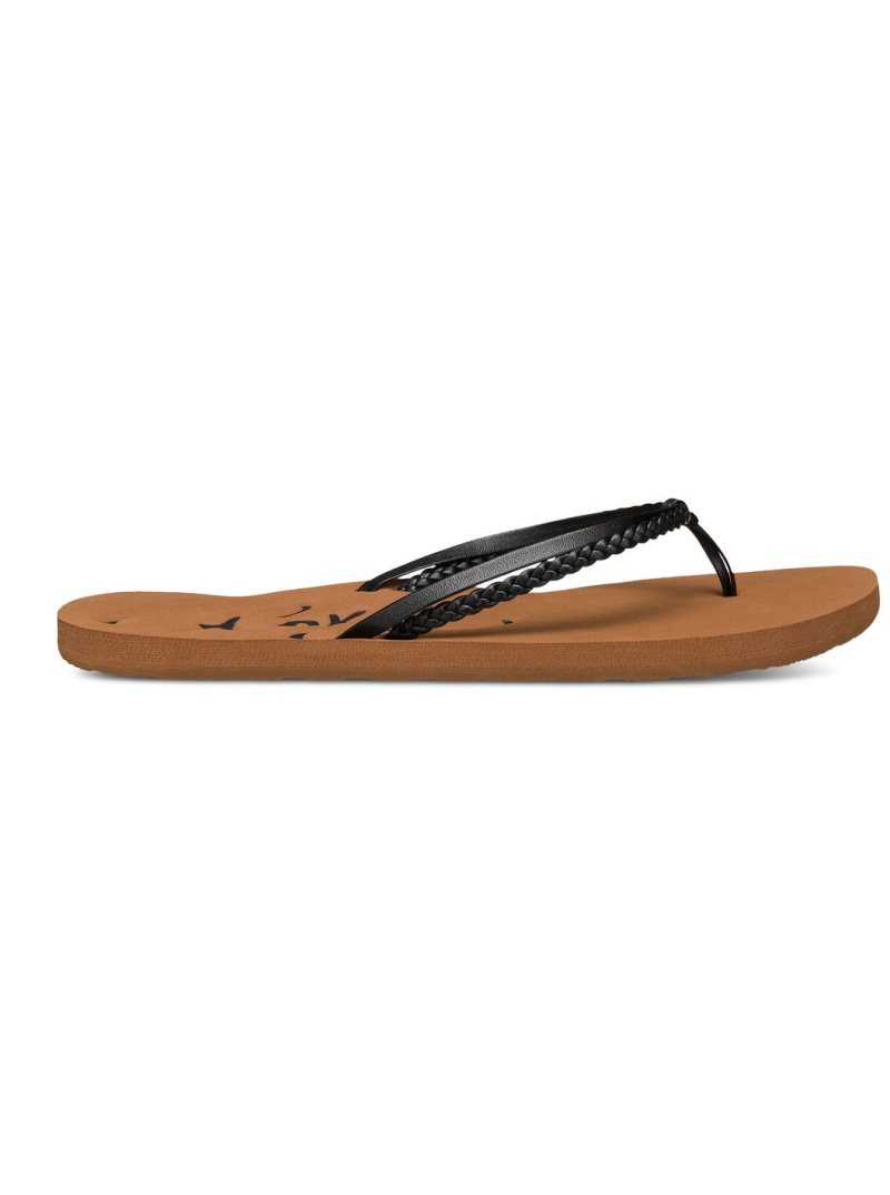 Roxy Cabo Sandals Black | SLPQR-9862