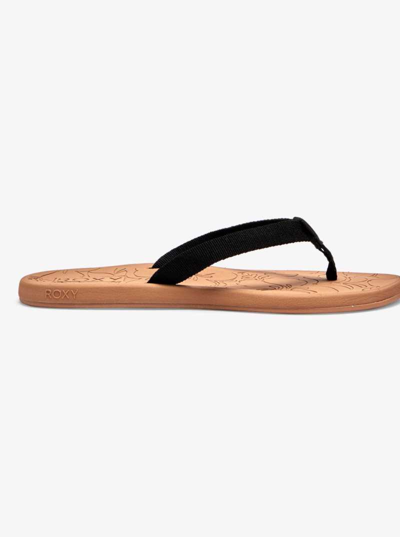 Roxy Colbee Sandals Black | UEQHT-1837