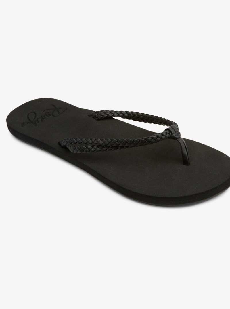 Roxy Costas Flip-Flops Black 3 | DFTOJ-2039