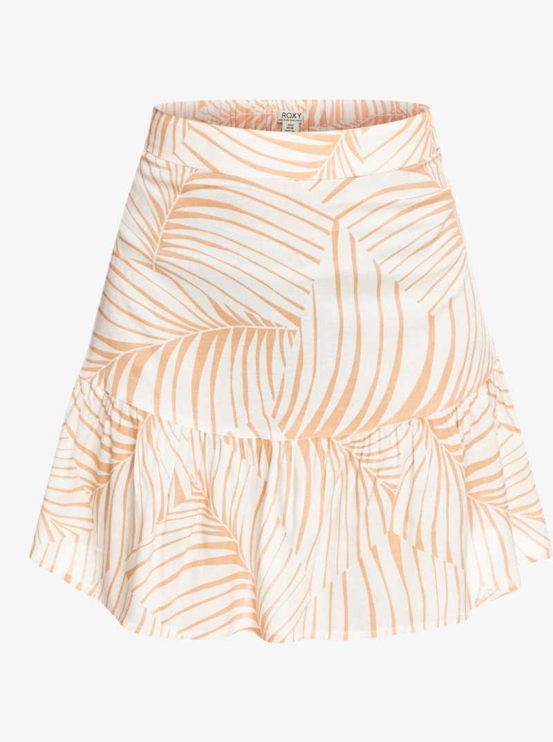 Roxy Creative Moon Skirt Toast Palm Tree Dreams | VJFWZ-2894