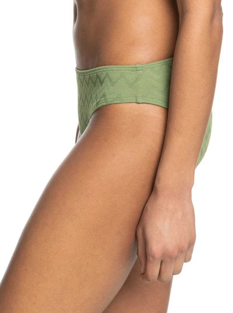 Roxy Current Coolness Hipster Bikini Bottoms Loden Green | MDYOI-1750