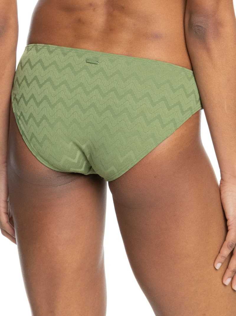 Roxy Current Coolness Hipster Bikini Bottoms Loden Green | MDYOI-1750