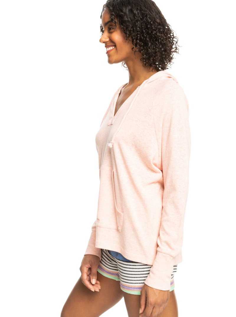 Roxy Destination Surf Hoodie Papaya Punch | MVXZF-1942