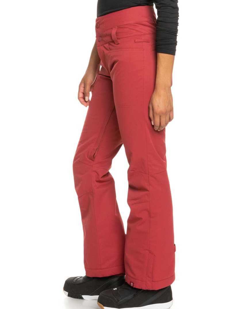 Roxy Diversion Insulated Snow Pants Brick Red | RKXBM-2436