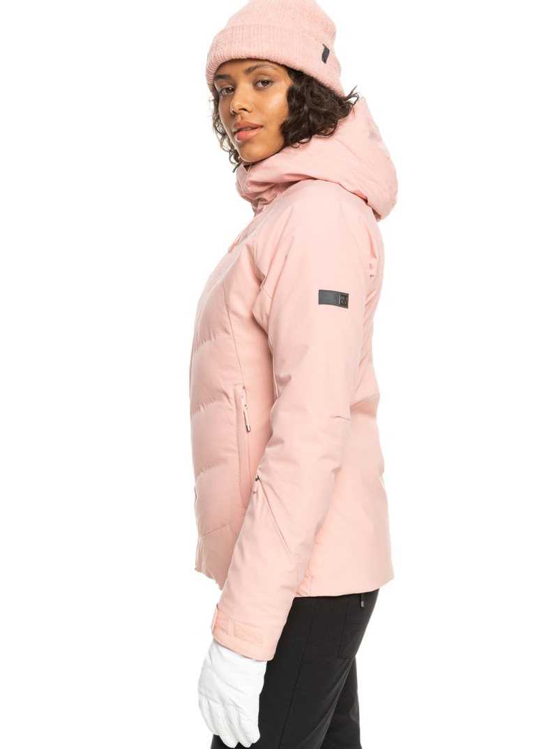 Roxy Dusk Insulated Snow Jacket Mellow Rose | ZTAJS-9201