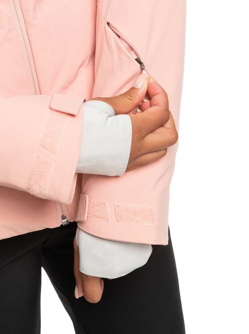 Roxy Dusk Insulated Snow Jacket Mellow Rose | ZTAJS-9201