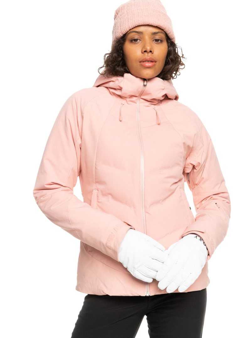 Roxy Dusk Insulated Snow Jacket Mellow Rose | ZTAJS-9201