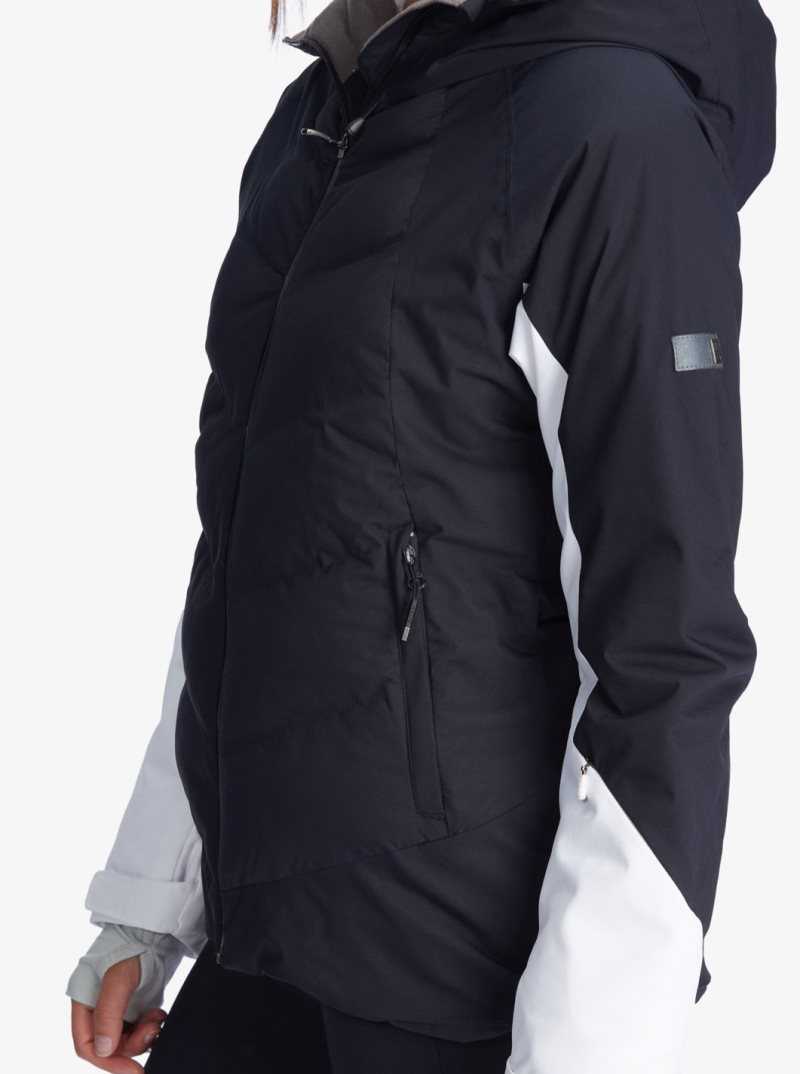 Roxy Dusk Insulated Snow Jacket True Black | YAZRQ-9381