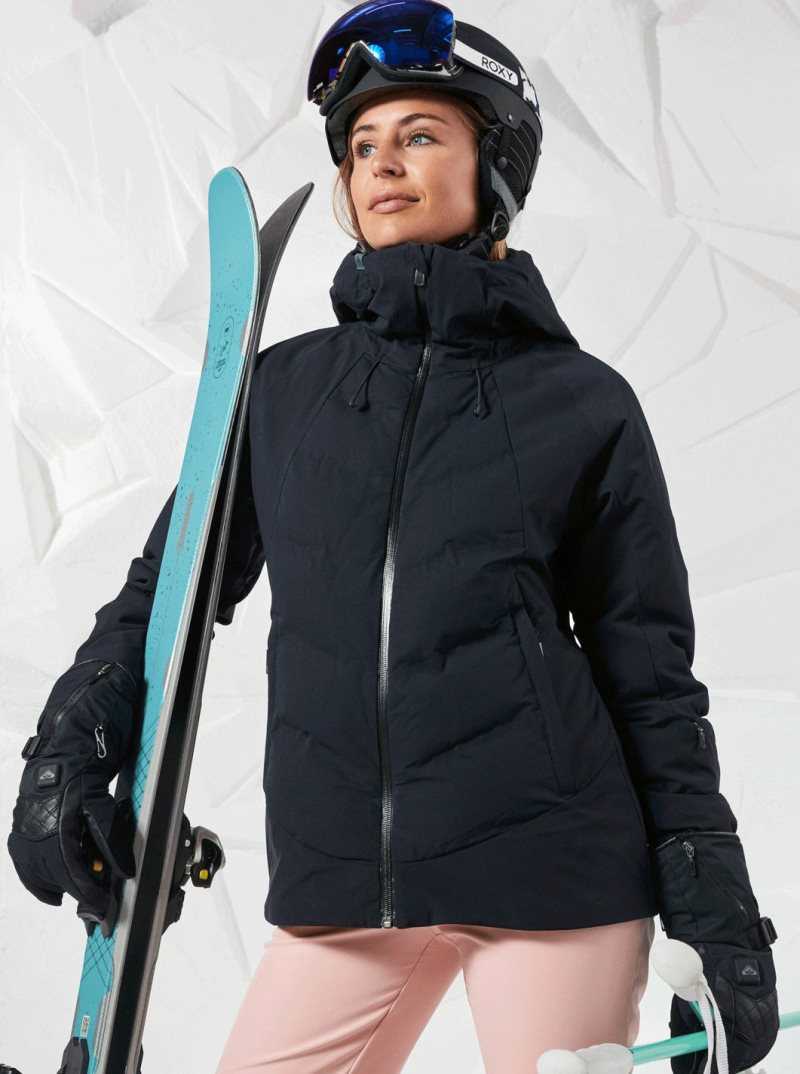 Roxy Dusk WarmLink Insulated Snow Jacket True Black | GMEXT-4835