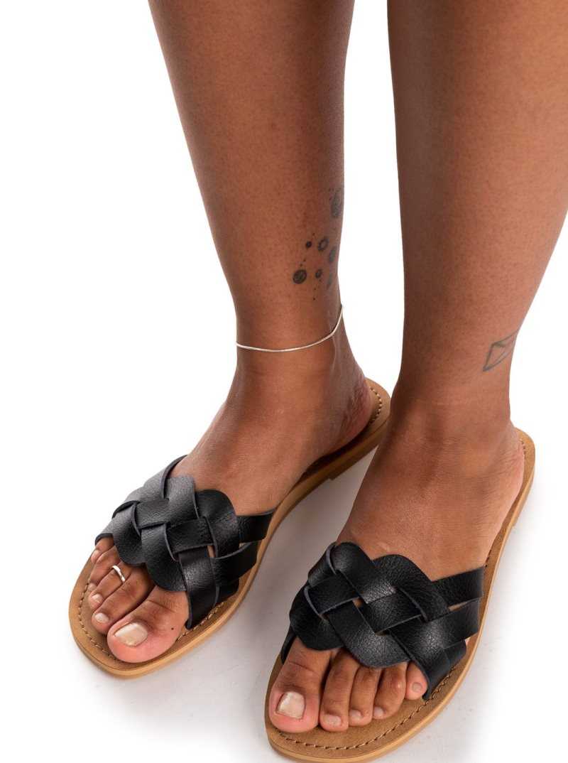 Roxy Edessa Sandals Black | VSQYT-3760