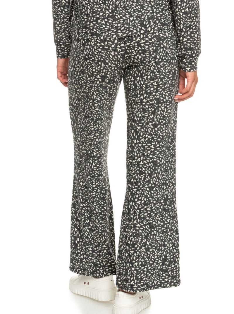 Roxy Endless Daze High-Waisted Pull-On Pants Tapioca Animalia Dots | UWIQD-9475