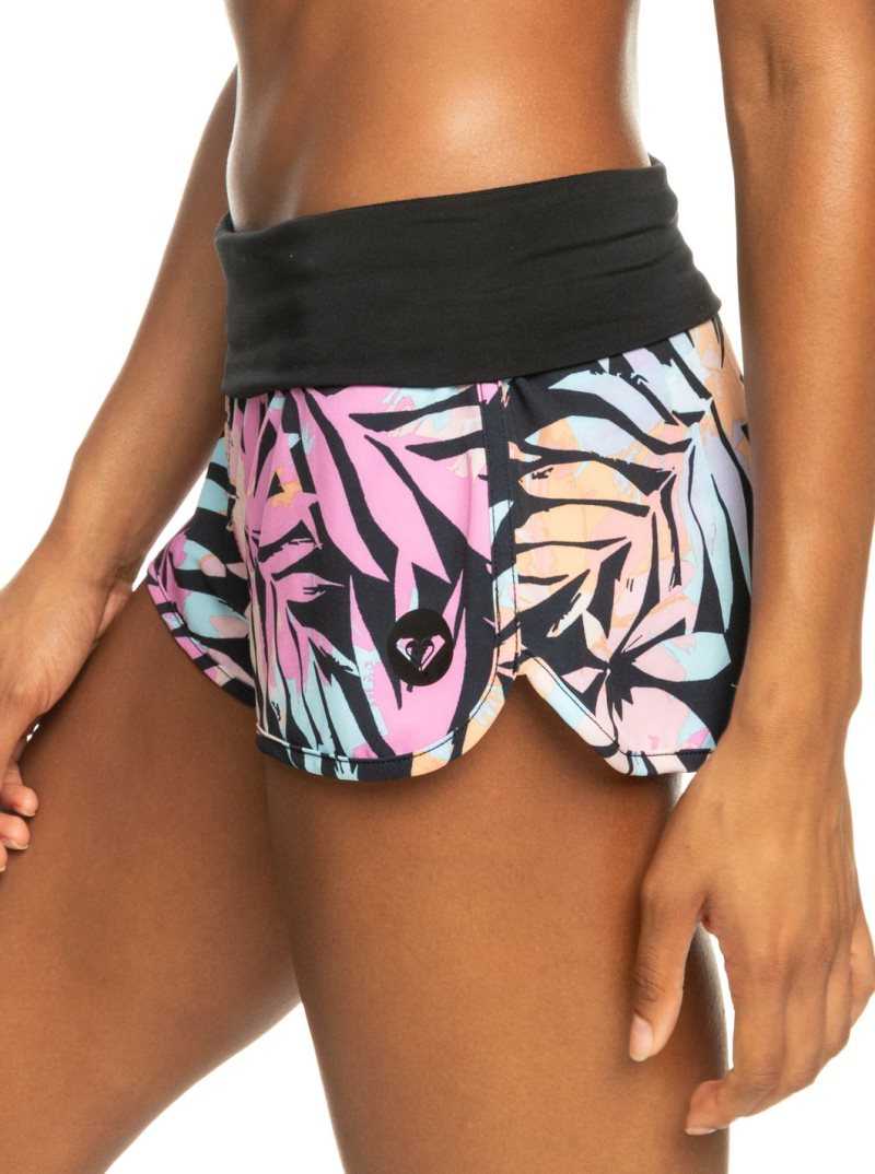 Roxy Endless Summer Active Boardshorts Anthracite Zebra Jungle | QUHEJ-9278