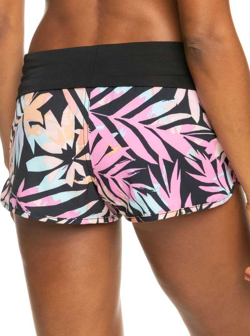 Roxy Endless Summer Active Boardshorts Anthracite Zebra Jungle | QUHEJ-9278