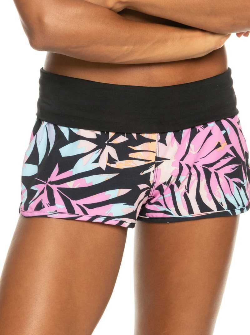 Roxy Endless Summer Active Boardshorts Anthracite Zebra Jungle | QUHEJ-9278