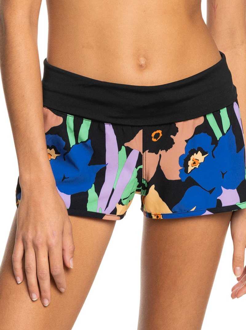 Roxy Endless Summer Printed 2\' Boardshorts Anthracite Flower Jammin | BKPZR-5267