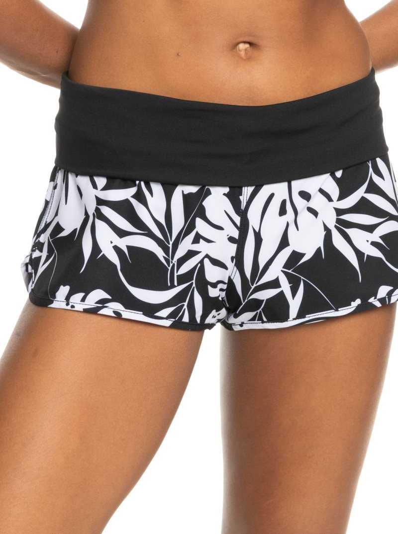 Roxy Endless Summer Printed 2\' Boardshorts Anthracite Surf Trippin Bico S | HFRDY-7690