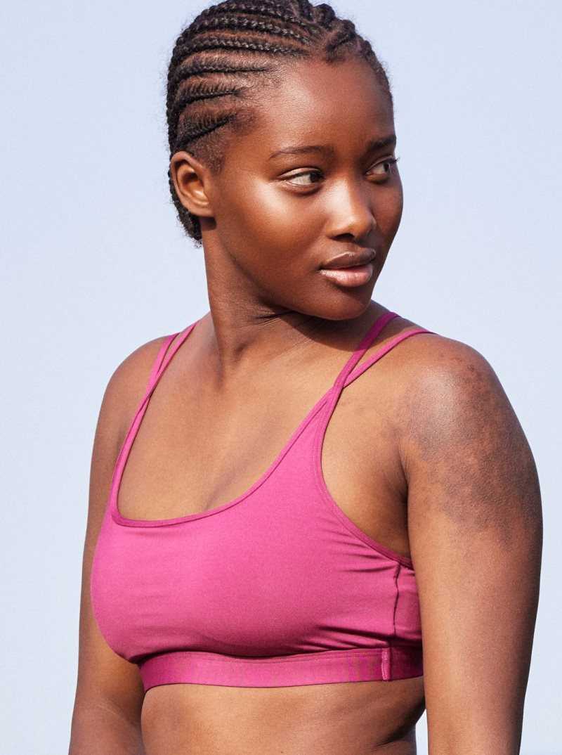 Roxy Feel Like Me Low Support Sports Bra Boysenberry | QZLTJ-0247