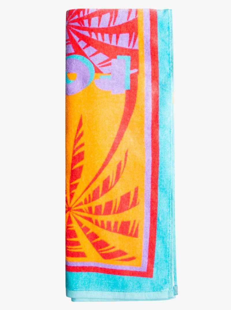 Roxy Fun And Adventure Beach Towel Bachelor Button | RWPHQ-0538