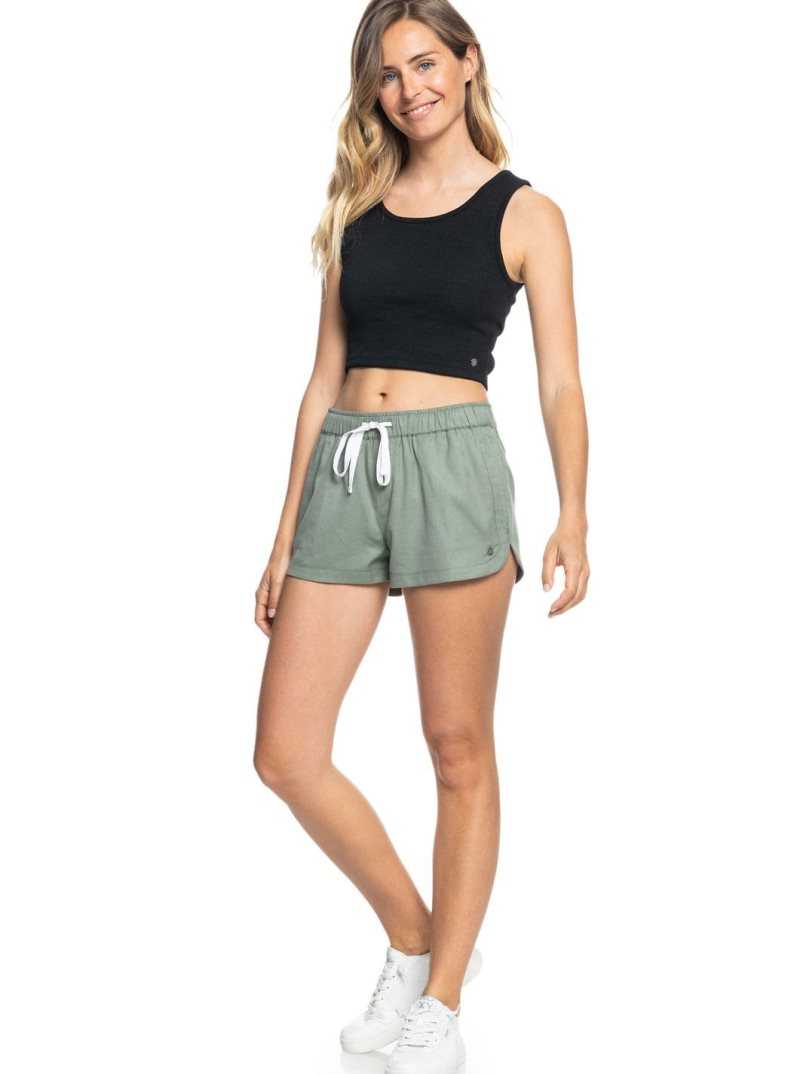 Roxy Good Keepsake Crop Top Anthracite | OTCEA-1269