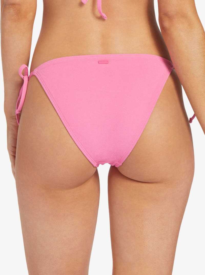 Roxy Hawaiian Heat Cheeky Bikini Bottoms Shocking Pink | RHCSY-6719