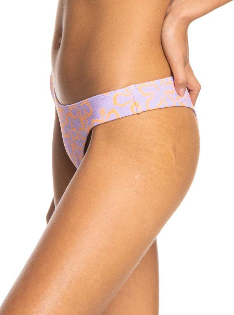 Roxy Hawaiian Heat High Leg Cheeky Bikini Bottoms Mock Orange Hawaiianheat | HUROM-8351