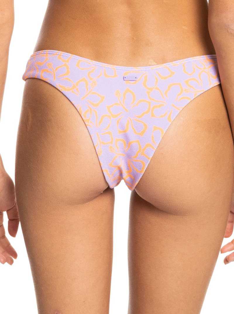 Roxy Hawaiian Heat High Leg Cheeky Bikini Bottoms Mock Orange Hawaiianheat | HUROM-8351