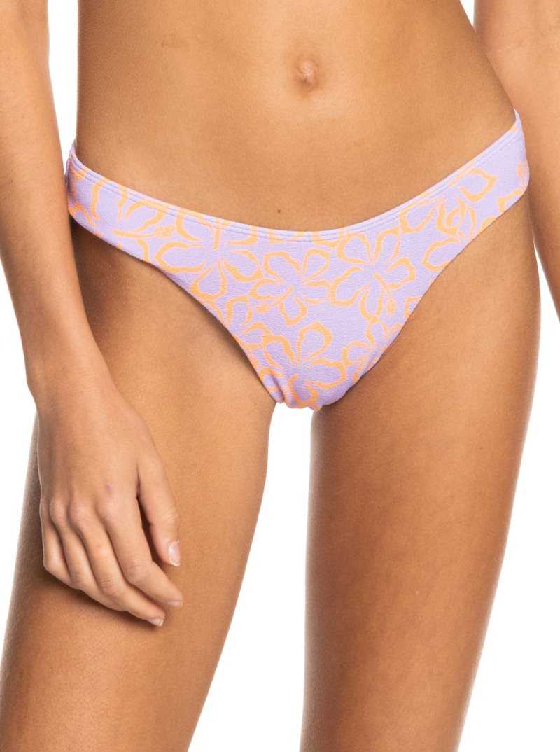 Roxy Hawaiian Heat High Leg Cheeky Bikini Bottoms Mock Orange Hawaiianheat | HUROM-8351