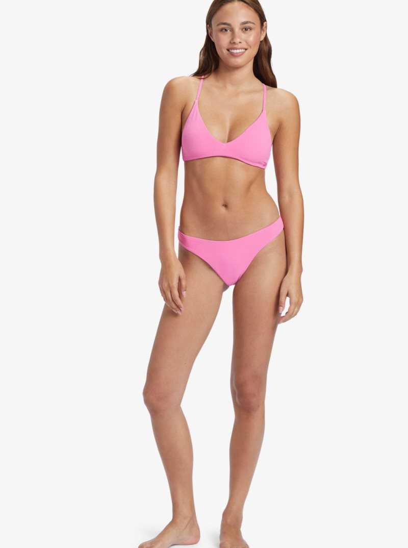 Roxy Hawaiian Heat Triangle Bikini Top Shocking Pink | DVGJY-9845