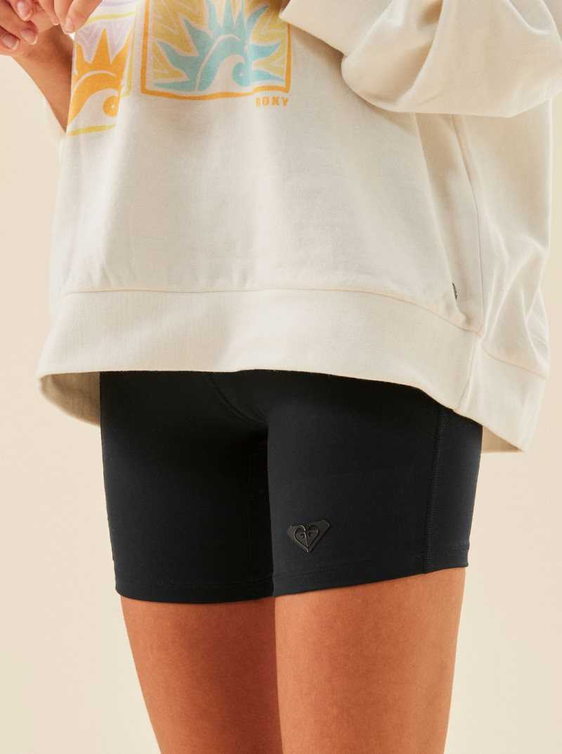 Roxy Heart Into It Technical Shorts Anthracite | WXFMN-8974