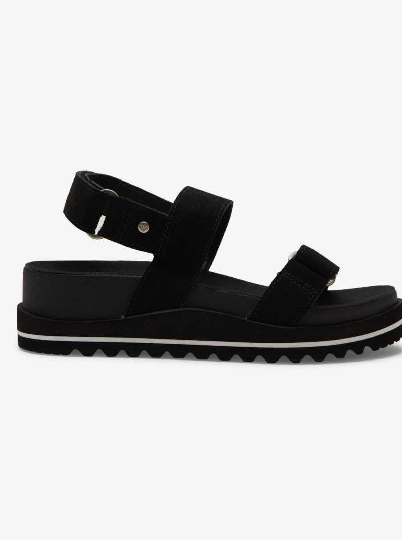 Roxy Himari Sandals Black | DEHBG-0782