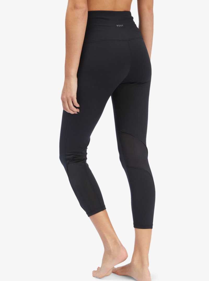 Roxy Interstellar Disco Fitness Leggings Anthracite | VMSYW-1832