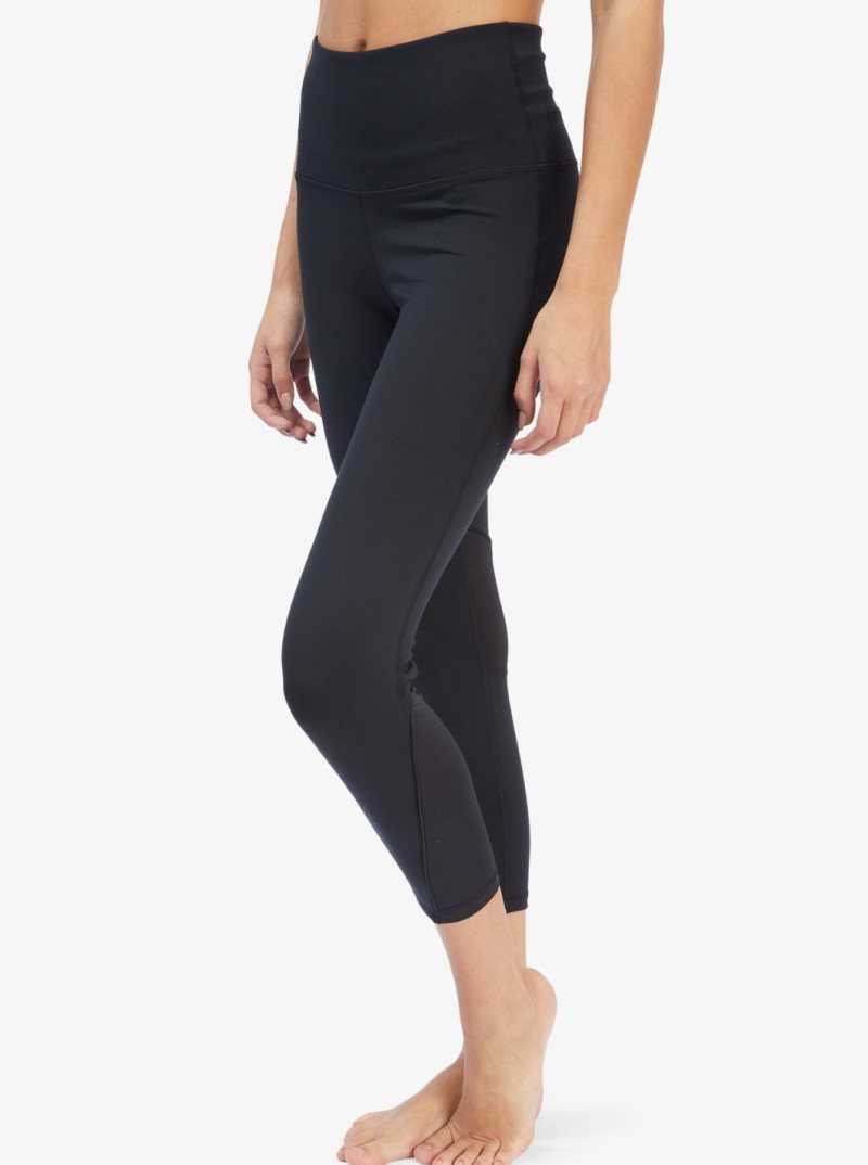 Roxy Interstellar Disco Fitness Leggings Anthracite | VMSYW-1832