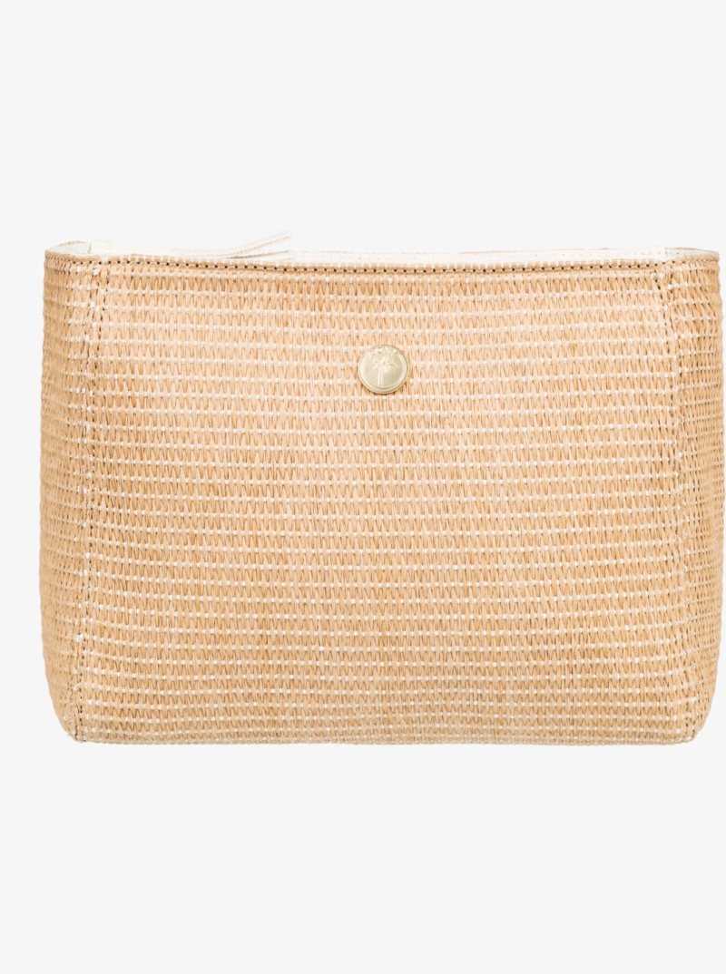 Roxy Island Key Beach Pouch Natural | ICMEP-0693