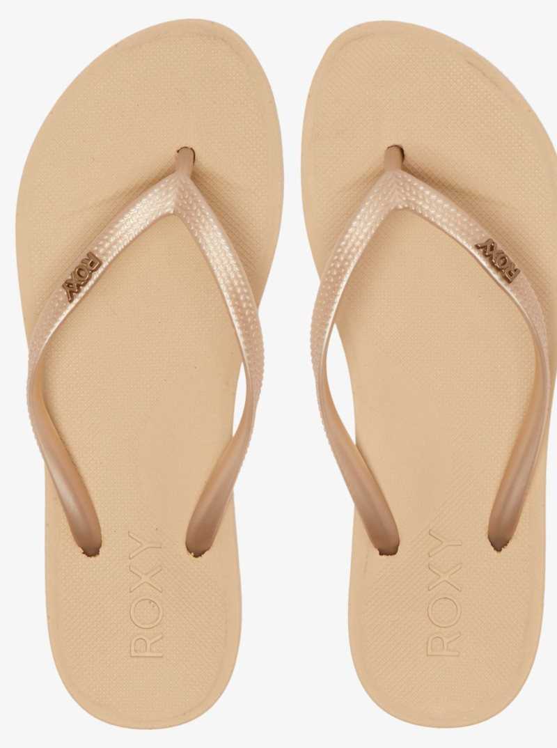 Roxy Jettie Sandals Champagne | DETUS-2065