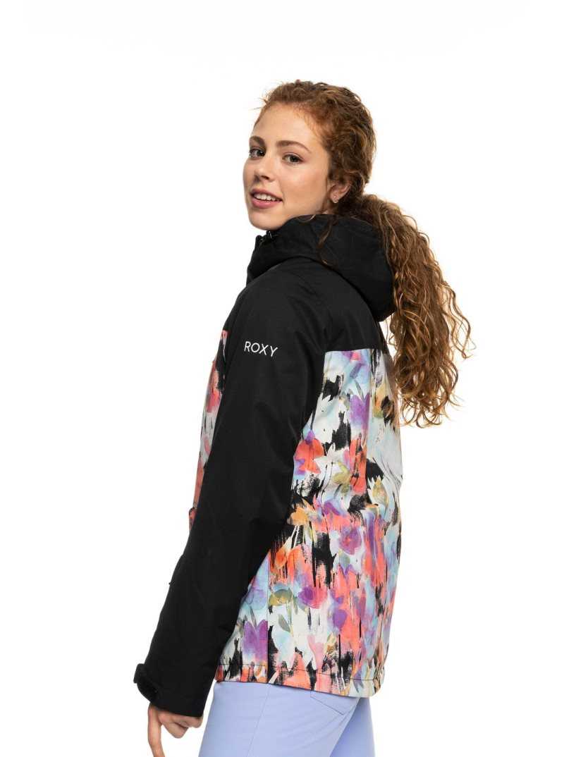 Roxy Jetty 3-in-1 Insulated Snow Jacket True Black Tenderness | RKZFY-6158