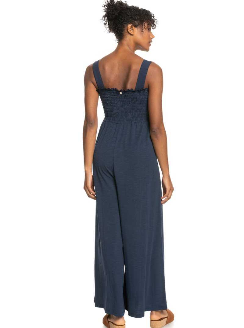 Roxy Just Passing By Jumpsuit Mood Indigo | KRPOV-6104