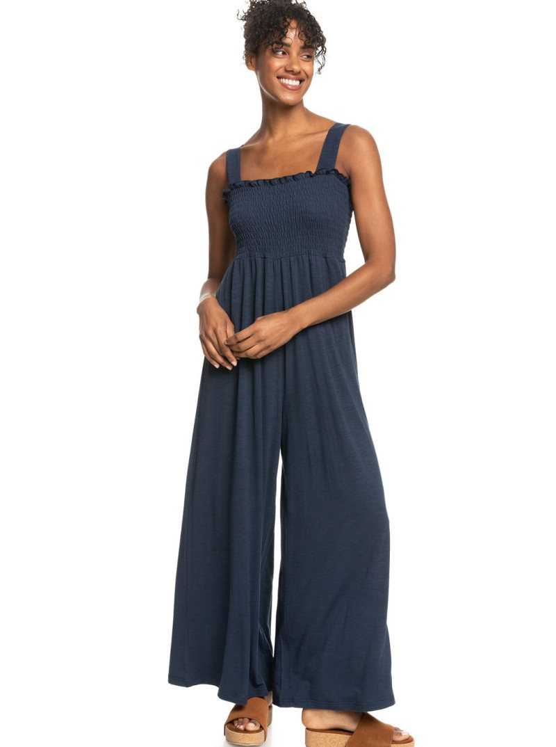 Roxy Just Passing By Jumpsuit Mood Indigo | KRPOV-6104