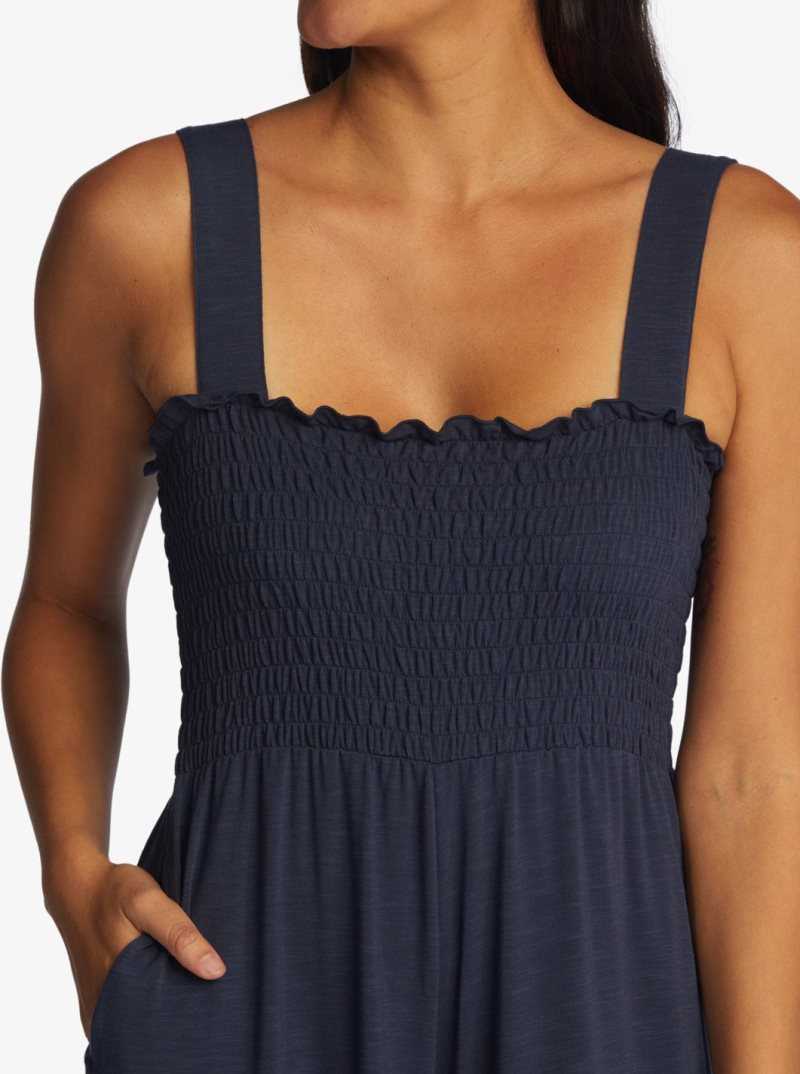 Roxy Just Passing By Knit Dress Mood Indigo | AUNDK-9457