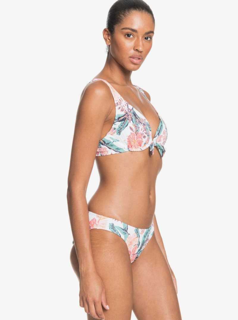 Roxy Just Shine D-Cup Bikini Top Bright White Mahe S | PJMOD-8513