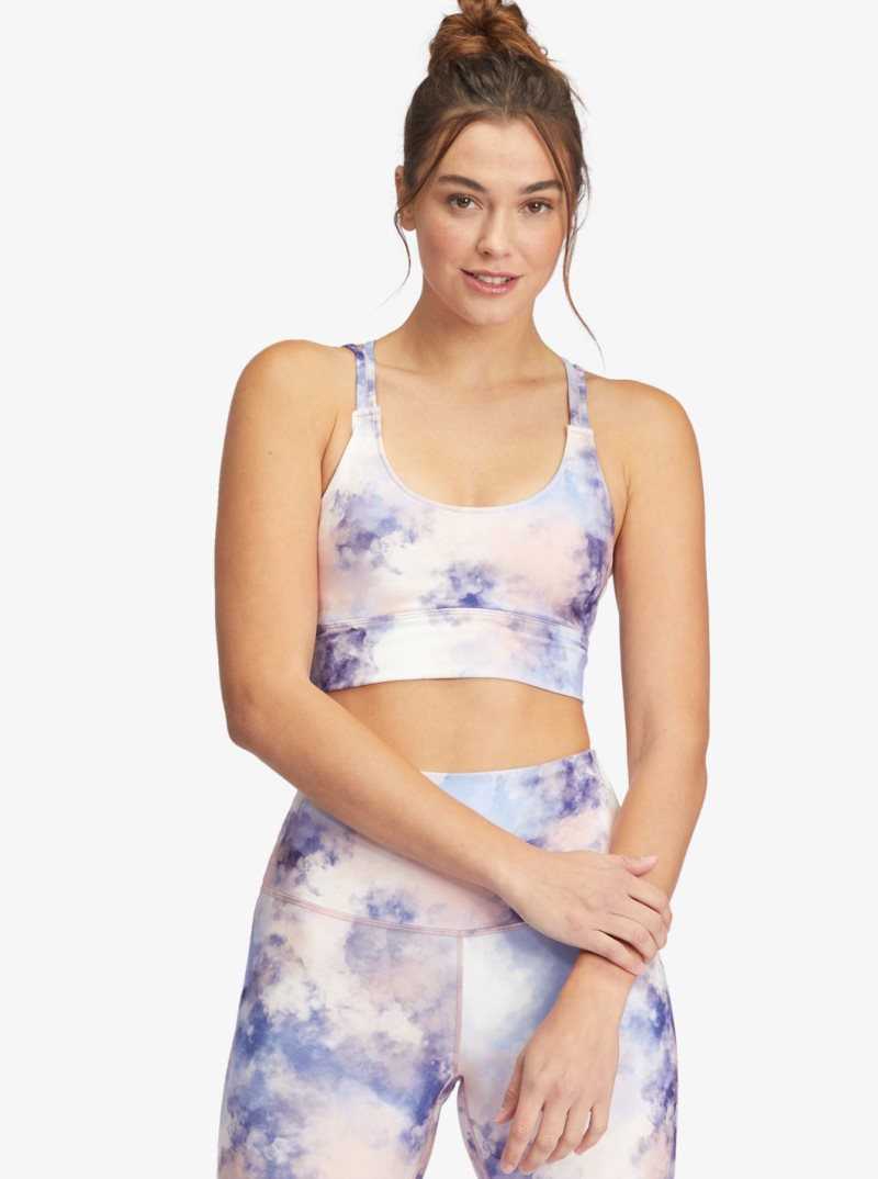 Roxy Kaileo Elongated Sports Bra Mellow Rose Cloud Colors | LHZKE-7618