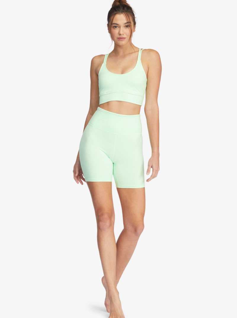 Roxy Kaileo Elongated Sports Bra Pastel Green | YQUHI-2986