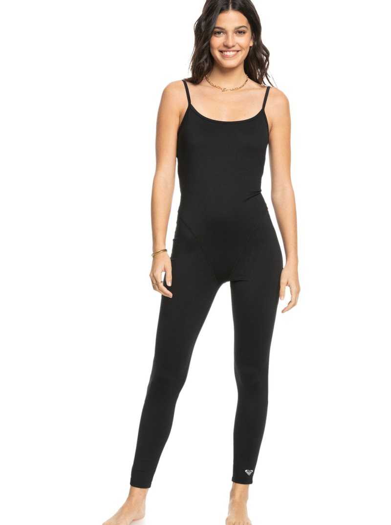 Roxy Kelia Essential Full-Length Bodysuit Anthracite | GDHUA-2739