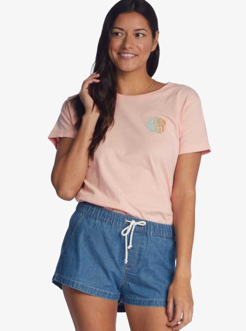 Roxy Kinda Salty Screen Tee Blossom | GYPBC-7385