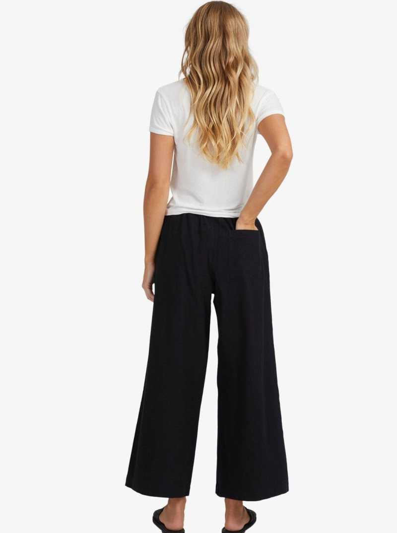 Roxy Lekeitio Beach Pants Anthracite | WTEIA-7401