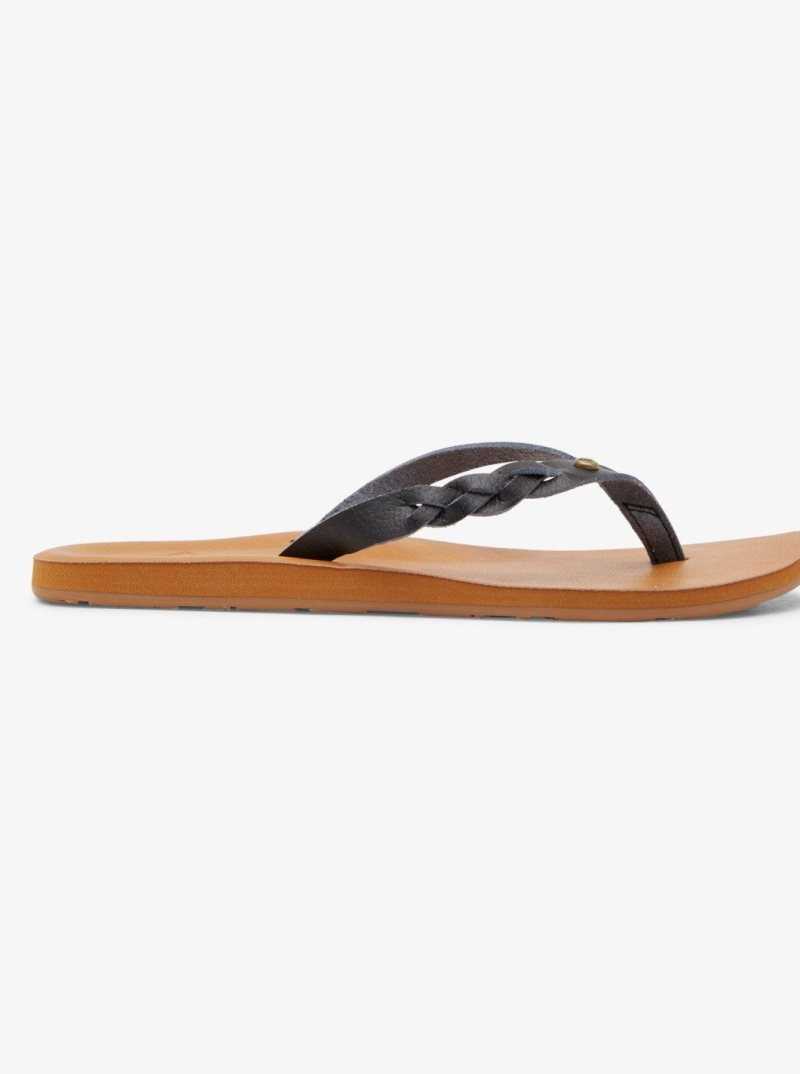 Roxy Liza Flip-Flops Black | NRSBF-5802